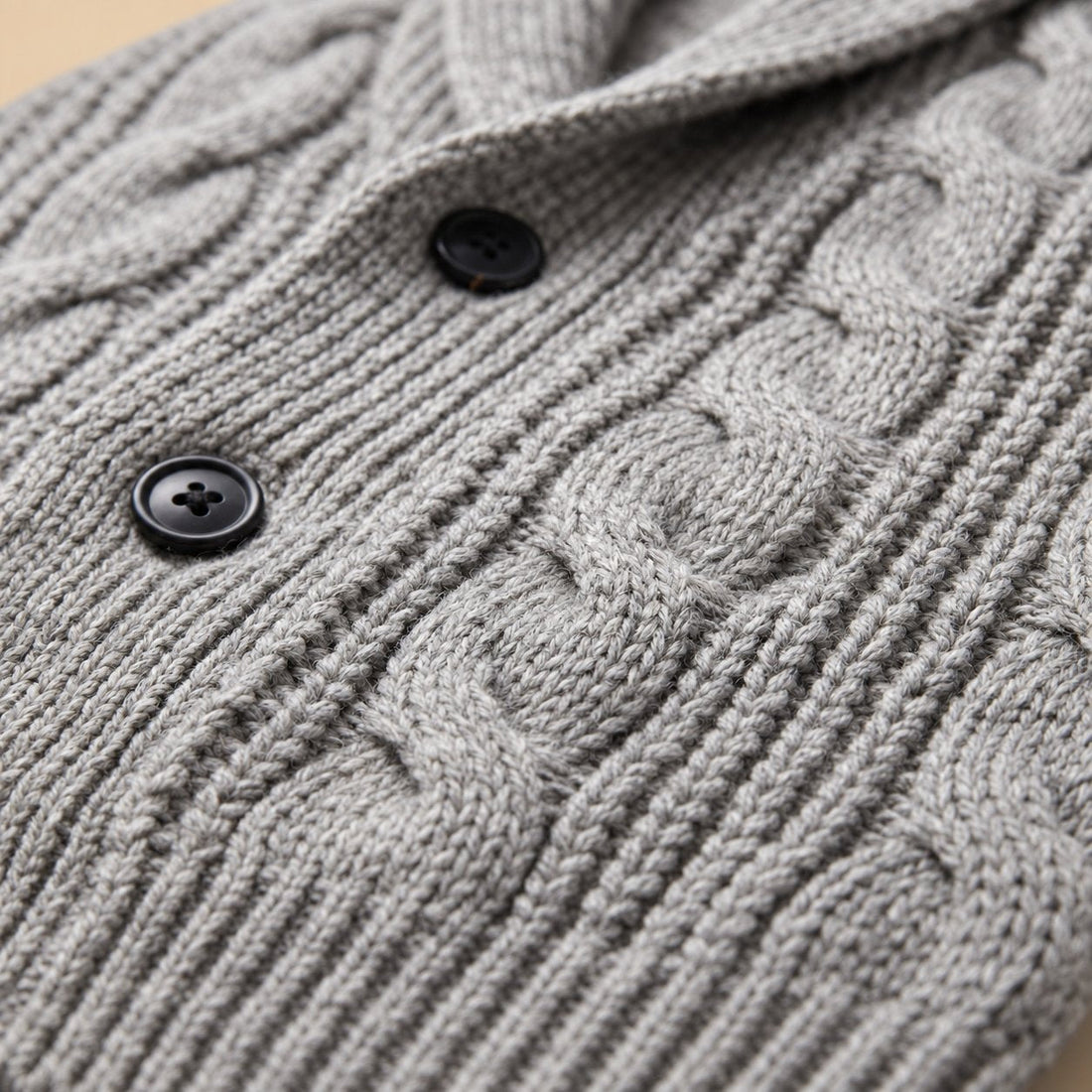 Men's Wool Knitted Cardigan