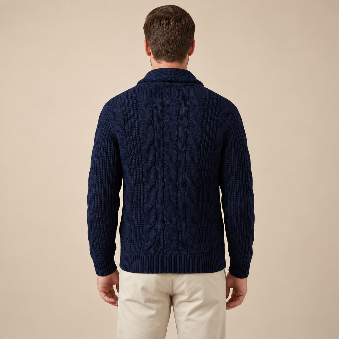 Men's Wool Knitted Cardigan