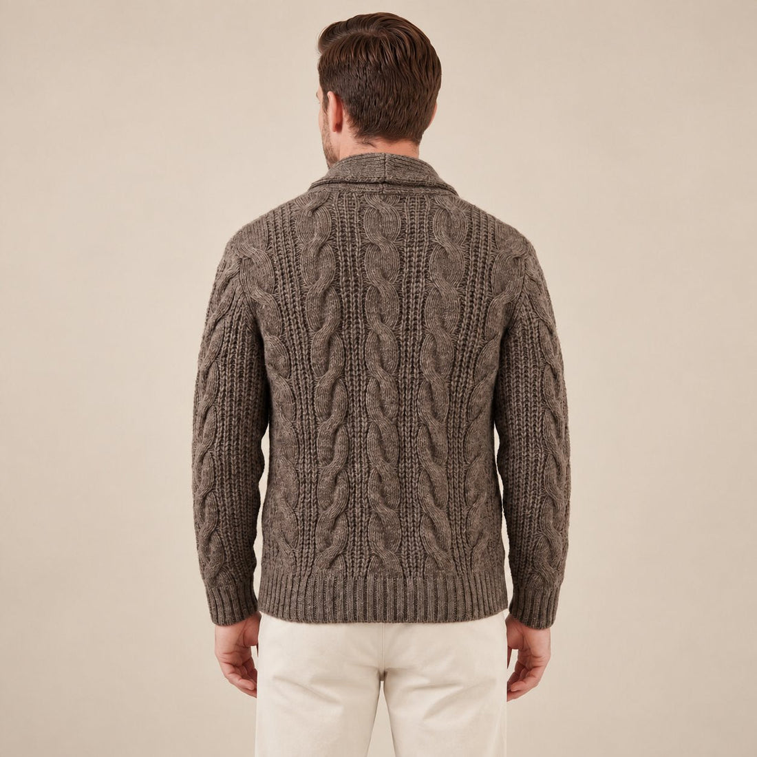 Men's Wool Knitted Cardigan