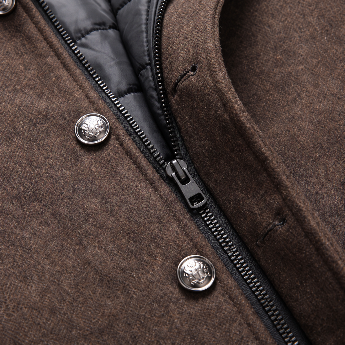 Men's Stand Collar Overcoat
