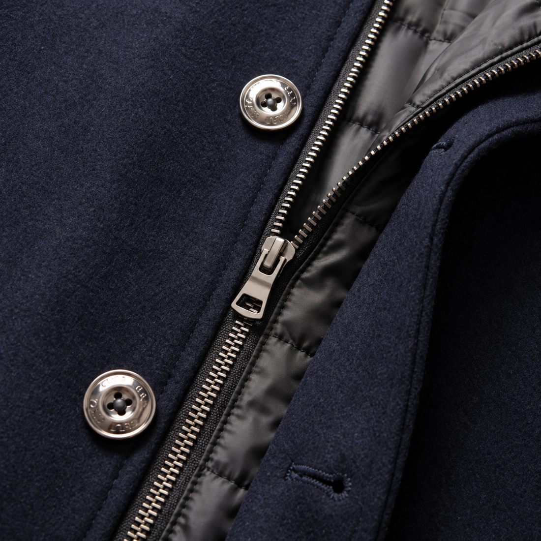 Men's Stand Collar Overcoat