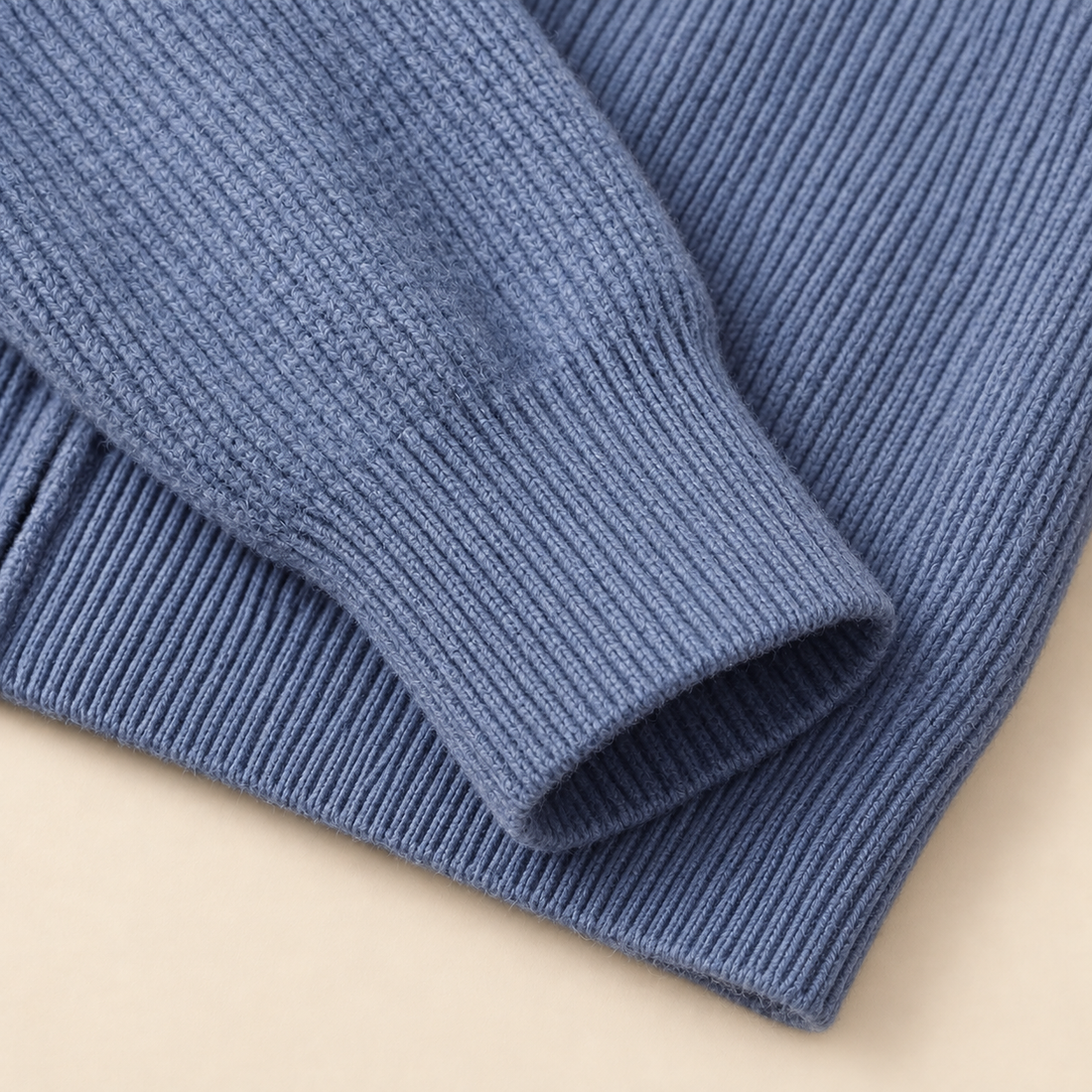 Men's Zip Up Knit Hoodie