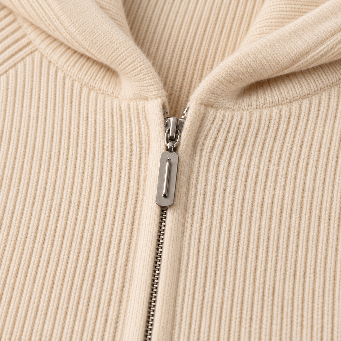 Men's Zip Up Knit Hoodie