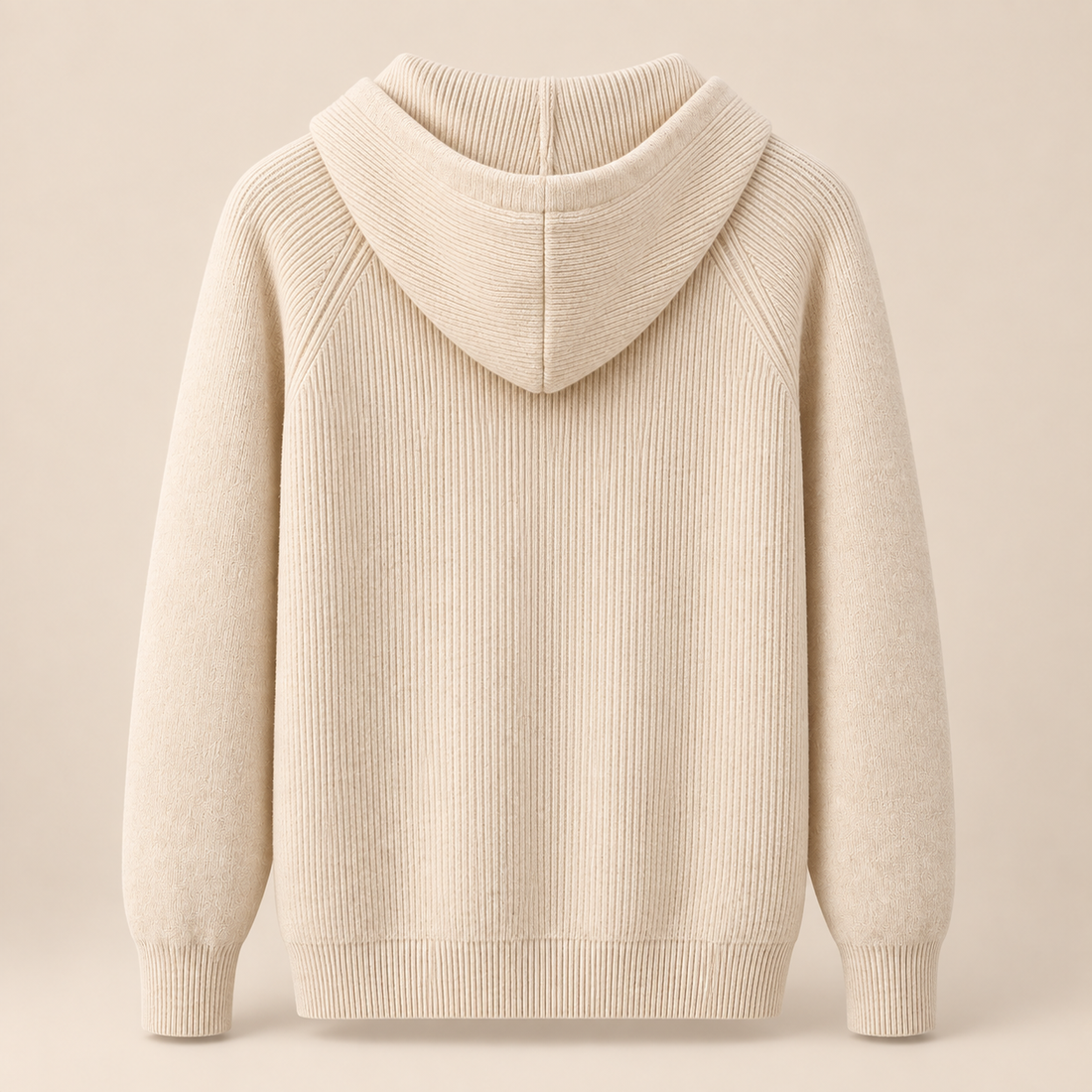 Men's Zip Up Knit Hoodie