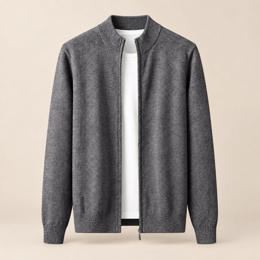 Men's Zip Sweater for Stylish Comfort