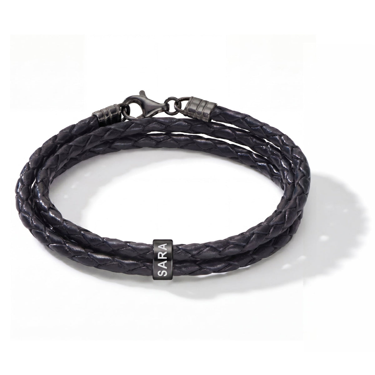 Leather Bracelet with Engraving