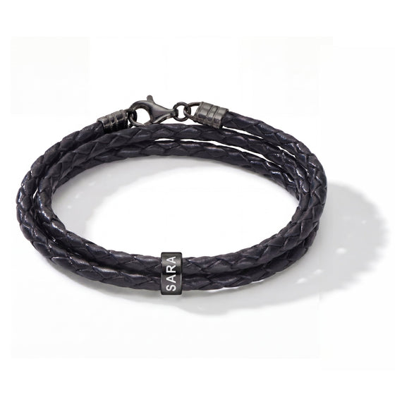 Leather Bracelet with Engraving