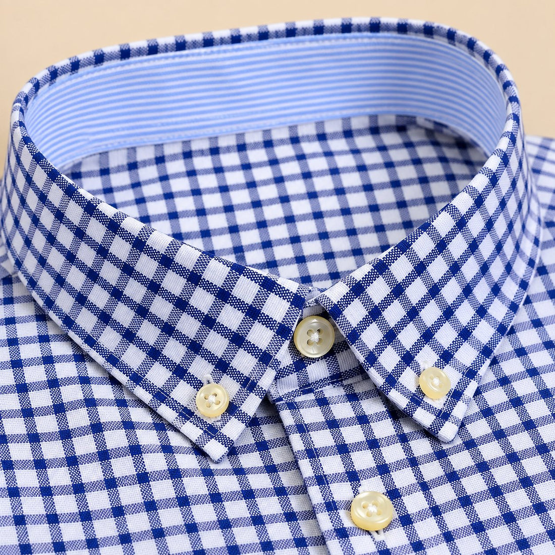 Men's Oxford Cotton Long-Sleeve Shirt