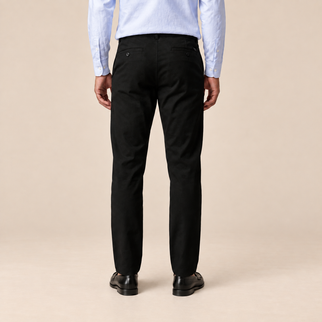 Men's Regular Fit Straight Leg Chino Trousers