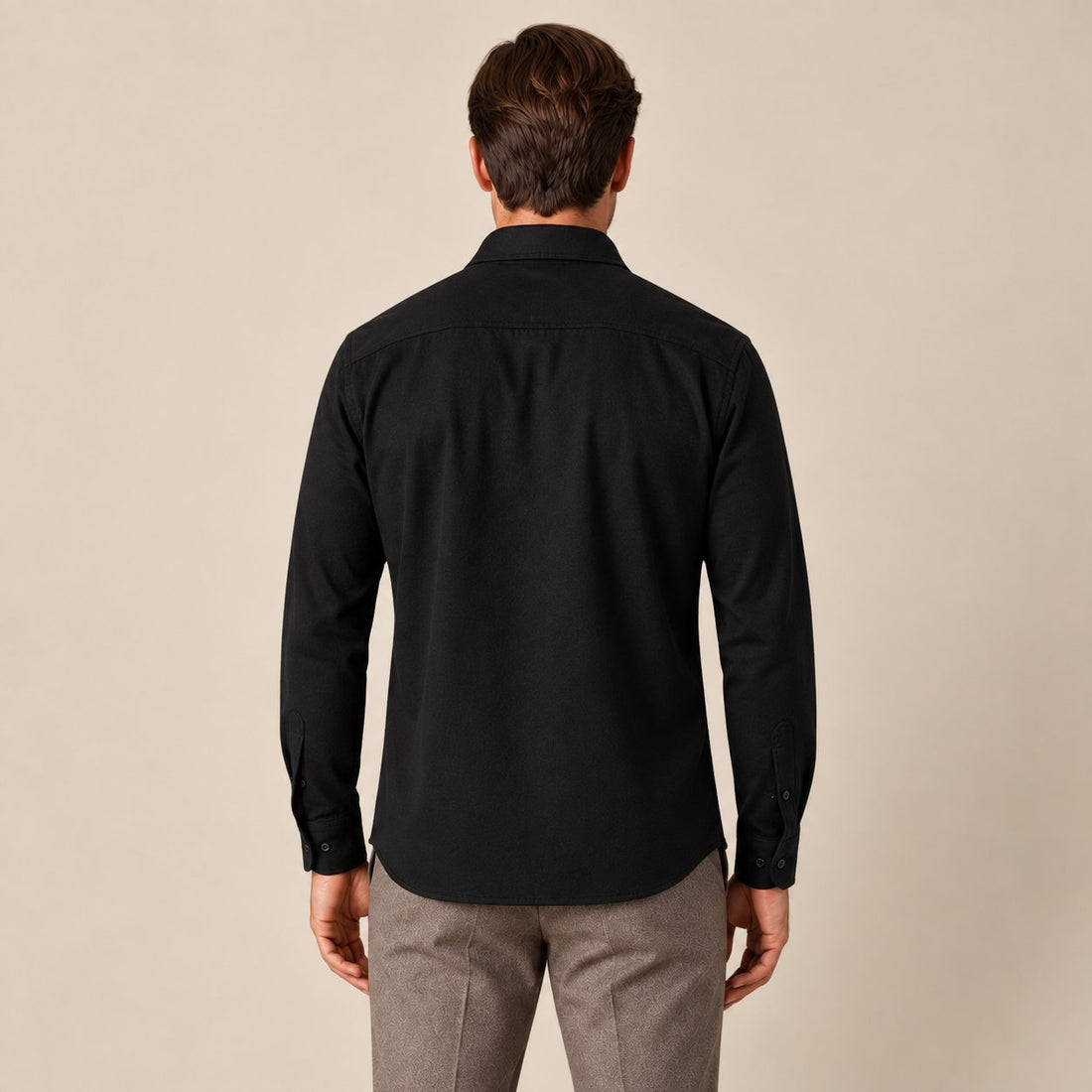 Men's Brushed Slim-Fit Overshirt