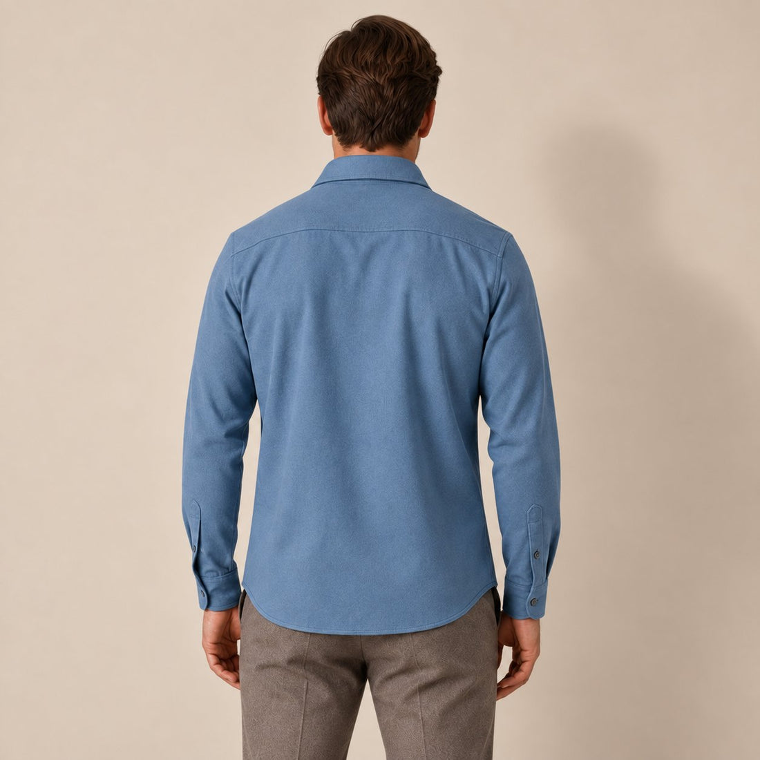 Men's Brushed Slim-Fit Overshirt